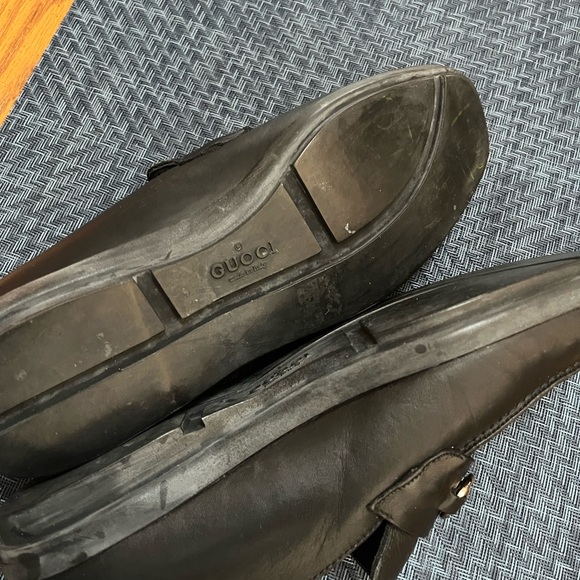 Gucci Women’s Black Leather Loafers - Picture 9 of 9